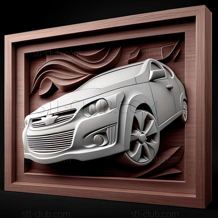 3D мадэль Chevrolet Aveo (STL)